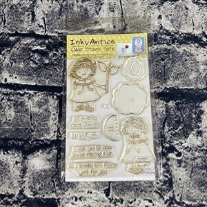 Inky Antics PRETTY POSEY Clear Stamp Set Unmounted 11048MC